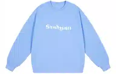 SandKnit Logo Print Fleece Sweatshirt