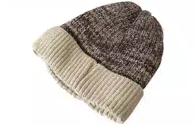 优幽兰 韩版显脸小堆堆帽百搭休闲时尚毛线 棉涤 绒线帽 男女同款情侣款