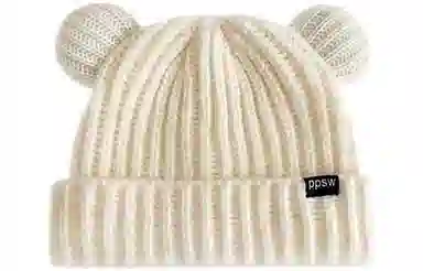 优幽兰 秋冬 潮 包头 韩版显脸小纯色 加厚针织防风防寒保暖 高级感韩系可爱穿搭 绒线帽 女款