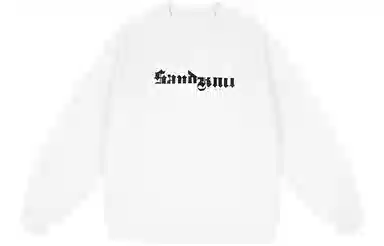 SandKnit Logo Print Fleece Sweatshirt