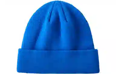 Champion Embroidered Script Logo Beanie Red