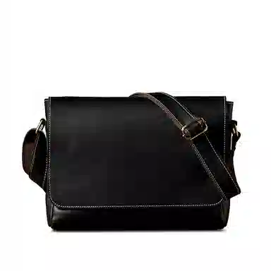Simple&nature Messenger Bag Black