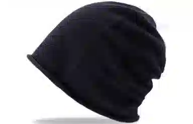 优幽兰 堆堆帽针织加厚大头围包头 防风防寒保暖护耳冷帽女高级感小众学生穿搭 棉 绒线帽 男女同款情侣款