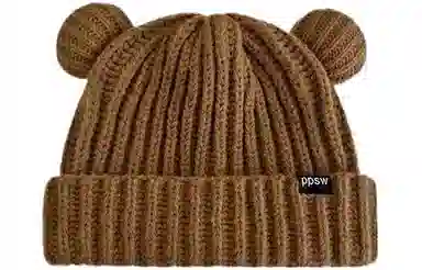 优幽兰 秋冬 潮 包头 韩版显脸小纯色 加厚针织防风防寒保暖 高级感韩系可爱穿搭 绒线帽 女款