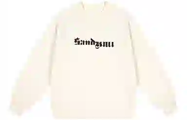 SandKnit Logo Print Fleece Sweatshirt