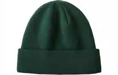 Champion Embroidered Script Logo Beanie Red