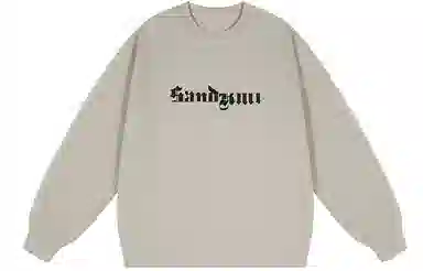 SandKnit Logo Print Fleece Sweatshirt