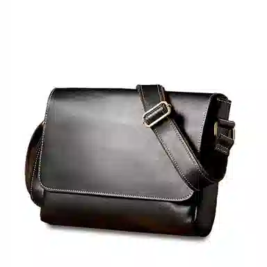 Simple&nature Messenger Bag Black