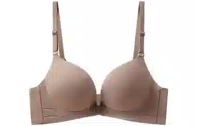 浪莎 上薄下厚舒适透气聚拢薄款无钢圈防下垂前扣文胸 女款