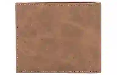 马莎兰缇 经典时尚百搭多卡位大容量高级感 超纤合成革 钱包 男款 咖啡色