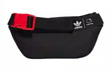 adidas Originals Trefoil Logo Waist Bag Kids Black
