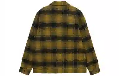 Stussy FW23 WOOL PLAID ZIP SHIRT