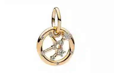 Pandora Zodiac Pendant Gold