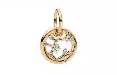 Pandora Zodiac Pendant Gold