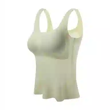 内在密码吊带背心式秋冬免穿文胸内衣女无痕内搭打底带胸垫螺纹方领美背