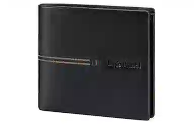 马莎兰缇 大容量商务出行多卡位潮流时尚小众 头层牛皮 短款长款零钱包卡包手拿钱包 男款 黑色