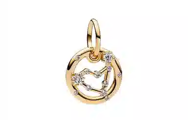 Pandora Zodiac Pendant Gold