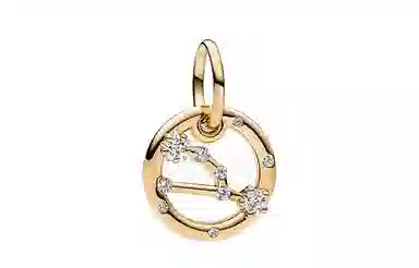 Pandora Zodiac Pendant Gold