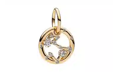 Pandora Zodiac Pendant Gold
