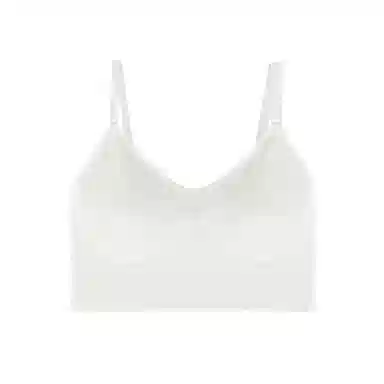 内在密码吊带背心式内衣女无痕内搭打底带胸垫螺纹方领美背免穿文胸