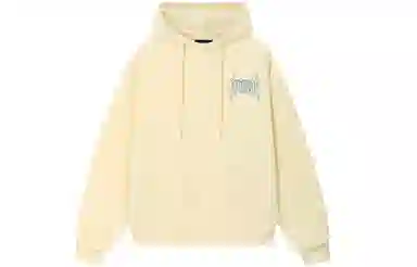 木村三社 火焰字母印花宽松连帽套头长袖卫衣 男女同款