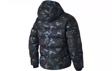 Skechers Sport Printed Zip Hoodie Down Jacket