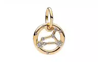 Pandora Zodiac Pendant Gold