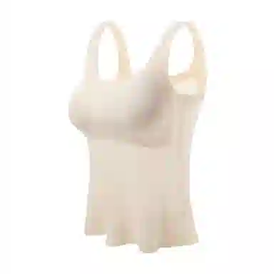 内在密码吊带背心式秋冬免穿文胸内衣女无痕内搭打底带胸垫螺纹方领美背