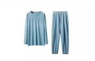 有棵树 圆领睡衣 春秋季情侣可外穿家睡衣家居套装 男女款