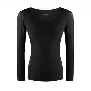 内在密码 赫本领保暖内衣女秋冬免穿文胸聚拢内搭外穿打底衫上衣 女款