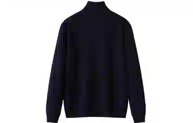 恒源祥 纯色高领针织毛衣 男款