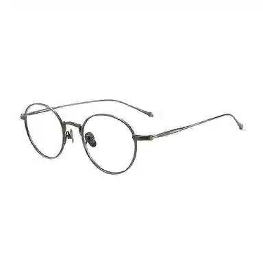 【联系客服可配度数】 佐川 复古日系 超轻细边韩版潮 素颜可配近视度数 纯钛 椭圆形 光学镜架 男女同款情侣款