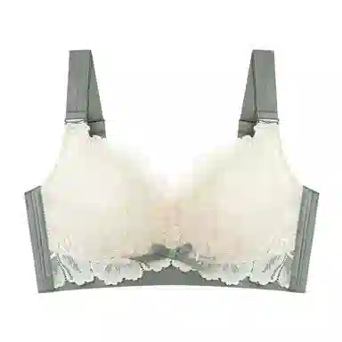 千奈美 大胸显小胸薄款全罩杯无钢圈防下垂收副乳文胸