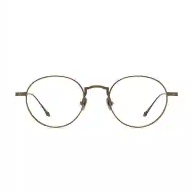 【联系客服可配度数】 佐川 复古日系 超轻细边韩版潮 素颜可配近视度数 纯钛 椭圆形 光学镜架 男女同款情侣款