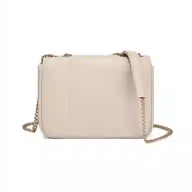 稻草人 百搭洋气小众通勤 聚氨酯 小方包链条包单肩斜挎包 常规 女款 黑色/米白/杏驼色