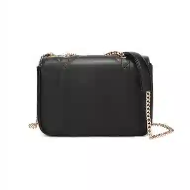 稻草人 百搭洋气小众通勤 聚氨酯 小方包链条包单肩斜挎包 常规 女款 黑色/米白/杏驼色