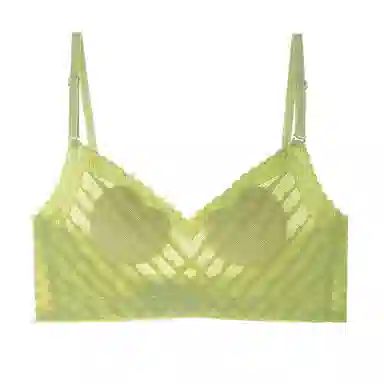 内在密码 薄款兔耳杯内衣女大胸显小聚拢无痕软支撑防下垂蕾丝文胸