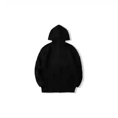 我是大卫 镂空透气休闲开衫设计感针织衫 男女同款 黑色