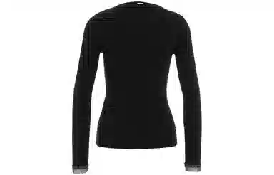 LIUJO UOMO SS23 Eco Friendly Jumper With Rhinestones V