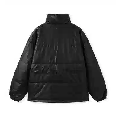 森马 绣花宽松保暖棉服 男款 黑色