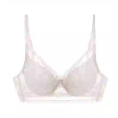 内在密码  薄款聚拢内衣女大胸显小胸法式蕾丝防下垂文胸