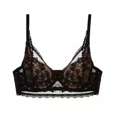 内在密码  薄款聚拢内衣女大胸显小胸法式蕾丝防下垂文胸