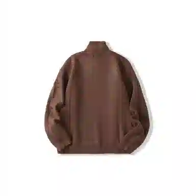 Wo Shi Da Wei Retro Half-Zip Sweater