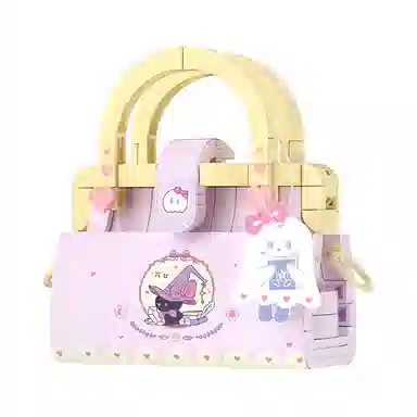 未及 创意系列 迷你包包 软萌喵喵包包 积木 礼物送男朋友女朋友