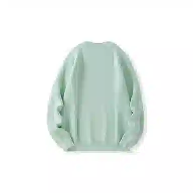 我是大卫 纯色圆领慵懒风简约韩系百搭宽松长袖针织衫 男女同款