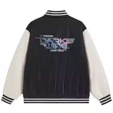 星际者 字母宽松休闲外套棒球服 男女同款