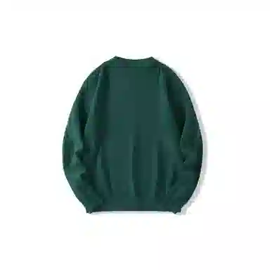 我是大卫 韩版单排扣慵懒风个性开衫纯色针织衫 男女同款