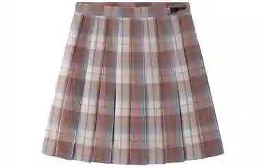 东鲸岁时记 格子制服百褶半身裙 女款