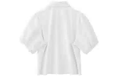 Jiutiao Miao Logo Embroidered Short Sleeve Shirt