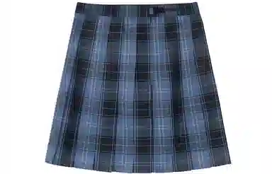 东鲸岁时记  格纹学院风短款百褶半身制服裙装 水梨町